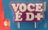 Vela Especial Você é D+ Para Festa E Bolo De Aniversário Roxa - Ref: 1277-RX - Velarte