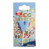 Vela Mini Letrinha V na Cor Azul Velarte
