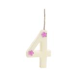 Vela N4 Especial Branco/Pink Decoração Festas - Cromus