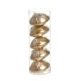 Vela Natalina Enfeite Flutuante Dourada 5cm Kit com 5 Peças - Cromus