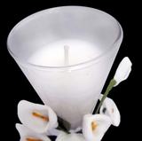Vela Para Decoracao Mini 15 Anos Branca Flor Festa Kit 15 Unid - Braslu
