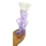 Vela Parafina Perfumada Decorativa Grande Fragrancia Flores Lilas (WL-A) - Braslu
