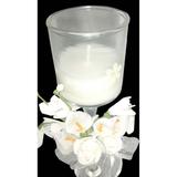 Vela Parafina Perfumada Decorativa Media Fragrancia Flores Branca (WL-B) - Braslu