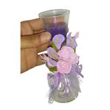 Vela Perfumada Decorativa Mini Fragrancia Flores Lilas (WL-C) - Braslu