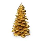 Vela Pinheiro Decoração Natal Dourado - Cromus