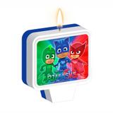 Vela Plana de Aniversário PJ Masks Regina Festas - Festabox