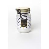 Vela Pote Vidro Decoração Aroma Bapçslha 13 X 7 Cm Dourado - Cromus