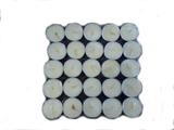 Velas decorativas 25 Un. Tipo Rechaud Suporte Aluminio (5h) - Portexx