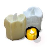 Velas Decorativas Led Amarelo E Branco Kit 24 Un - Mm