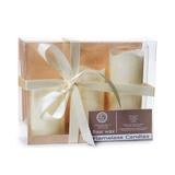 Velas Eletrônicas Jogo 3 Velas Com Led Jogo Com 3 Peças1 Bateria 15 x 18 cm Marfim - Cromus