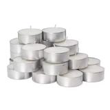 Velas rechaud brancas flutuantes com base - 100 unidades - Pet patao