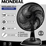 VENTILADOR 40CM NV-75 6P NP 127V 60Hz - Mondial