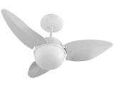 Ventilador de Teto Aliseu Smart 3 Pás - 3 Velocidades Cristal para 2 Lâmpadas