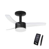 Ventilador De Teto Arno Ultimate Vx21 Com Controle Remoto Preto - 110v