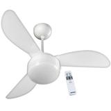 Ventilador de Teto com 3 Pás Ventisol Fenix Premium Branco com Controle 127V
