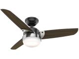 Ventilador de Teto com Controle Remoto Hunter - Nova 3 Pás 3 Velocidades