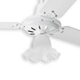 Ventilador de Teto Tulipa Branco Loren Sid com Controle Remoto