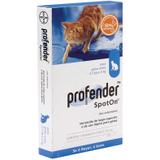 Vermífugo Bayer Profender 0,70 Ml Spoton Gatos De 2,6 A 5 Kg