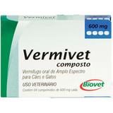 Vermífugo Biovet Vermivet Composto 600 mg