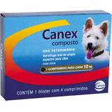 Vermifugo Ceva Canex Composto para Cães - 4 Comprimidos