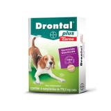 Vermífugo Drontal Plus Carne 10Kg 4 Comprimidos 1 Unidade - Bayer