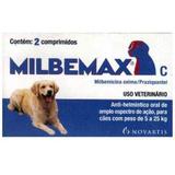 Vermífugo Milbemax C 5KG a 25KG - 2 Comprimidos - Novartis
