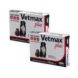 Vermífugo Vetmax Cães e Gatos 4 comp Kit 2cx Vetnil