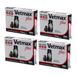 Vermífugo Vetmax Cães e Gatos 4 comp Kit 4cx Vetnil