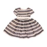 Vestido e Calcinha 1+1 Renda Bege e Preto