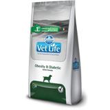 Vet life cão obesity diabetic 2kg - Farmina