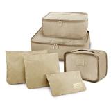 (VIAGEM) Kit Organizador de Malas de 6 Peças - Jacki design