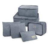 (VIAGEM) Kit Organizador de Malas de 6 Peças - Jacki design