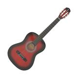 Violão Acústico Auburn Aubvo618 6 Cordas Nylon Vermelho