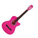 Violão Acústico Auburn Aubvo626BMS Cutaway 6 Cordas Aço Pink