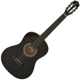 Violão Acústico Clássico 6 Cordas Nylon Preto Aubvo611 Auburn