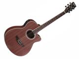 Violão de Aço Elétrico Tagima Dallas Mahogany com afinador