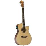 Violão Eletroacústico Vinik Vcw40ea Cutaway Urban Aço Com Afinador Equalizador