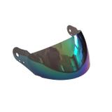 Viseira espelhada anti risco capacete mixs mx2 e gladiator camaleão