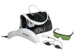 Vitality Ponce - Fototerapia por Led Azul e Vermelho (Branco com bolsa Preta)