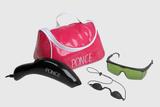 Vitality Ponce - Fototerapia por Led Azul e Vermelho (Preto com bolsa Rosa)