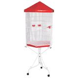 Viveiro Sextavado Bragança VP012 Branco/Vermelho