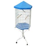 Viveiro Sextavado Bragança VP017 Branco E Azul