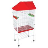 Viveiro Telhadinho Bragança VP009 Malha Fina Branco/Vermelho