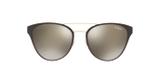 Vogue VO4078S 50215A Marrom Lente Espelhada Ouro Marrom Claro Tam 53