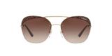 Vogue VO4104S 848/13 Ouro Claro Lente Marrom Degradê Tam 57