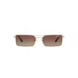 Vogue VO4106S 848/13 Ouro Lente Marrom Degradê Tam 55