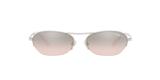 Vogue VO4107S 323/8Z Prata Lente Espelhada Marrom Prata Degradê Tam 54