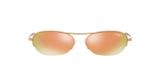 Vogue VO4107S 50754Z Ouro Lente Espelhada Rosa Ouro Cinza Tam 54