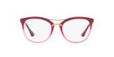 Vogue VO5156L 2628 Vinho Degradê Ouro Lente Tam 53