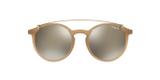 Vogue VO5161S 25335A Marrom Castanho Claro Lente Espelhada Marrom Ouro Tam 51